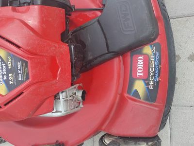 Toro recycler 22 " with smart stow lawnmower