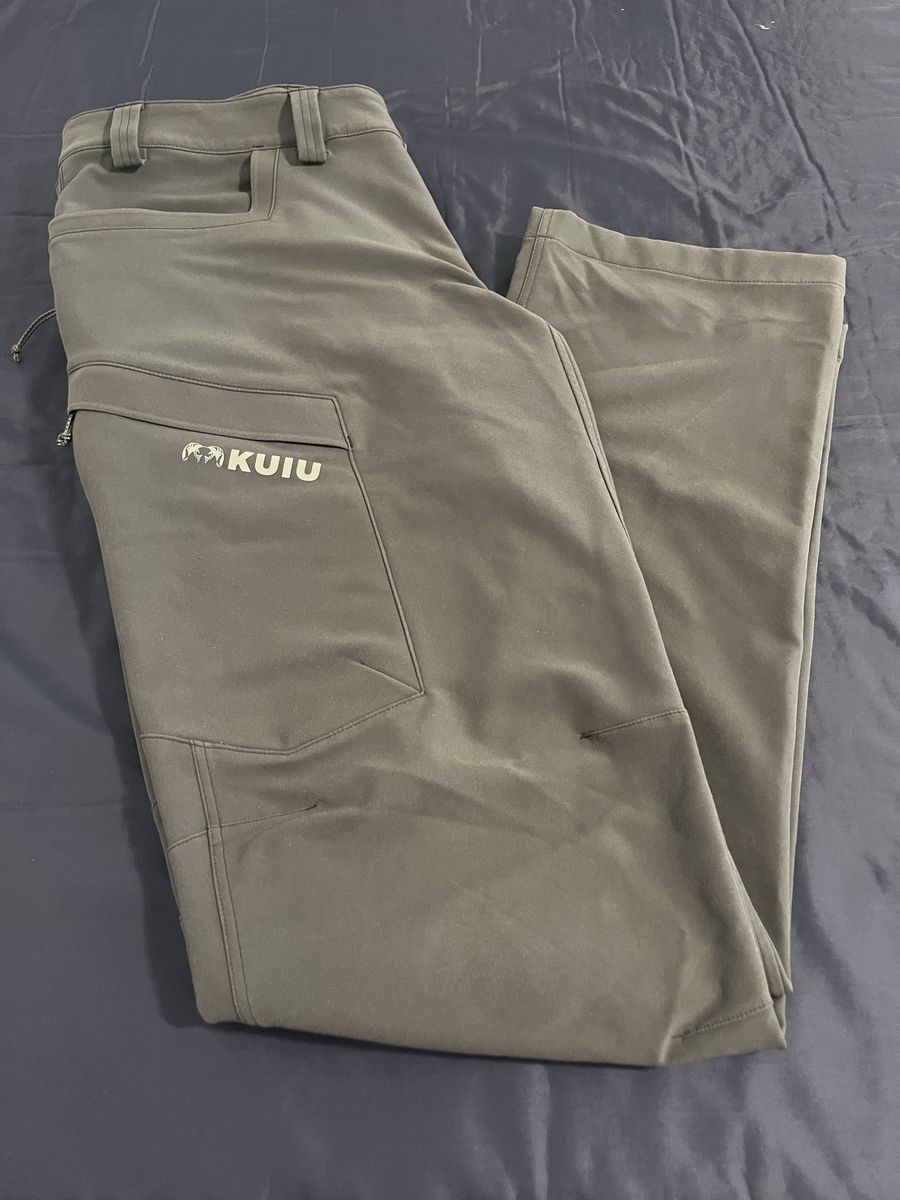 KUIU Attack Hunting Pants Grey Size 38T Technical Outdoor Pants