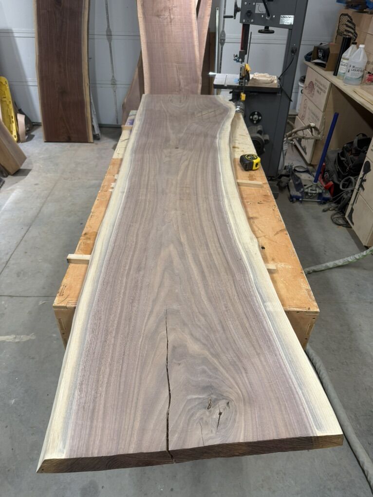 Live Edge Black Walnut Slab $625