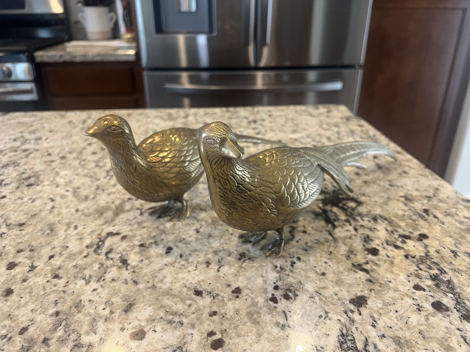 Vintage brass Mid Century Pheasant Bird.