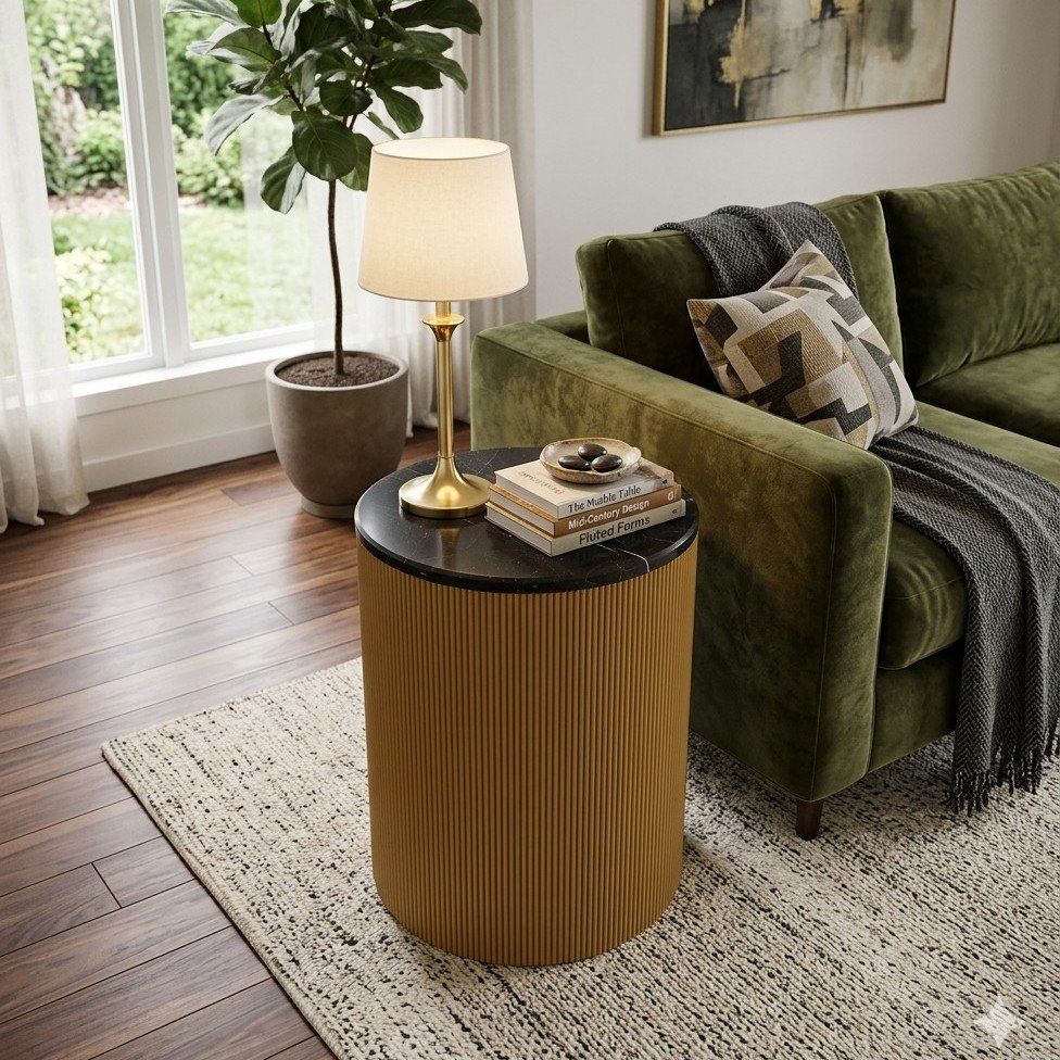 Reed Accent Table by Theodore Alexander