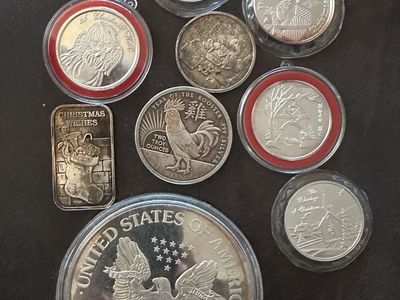 Silver rounds and bars