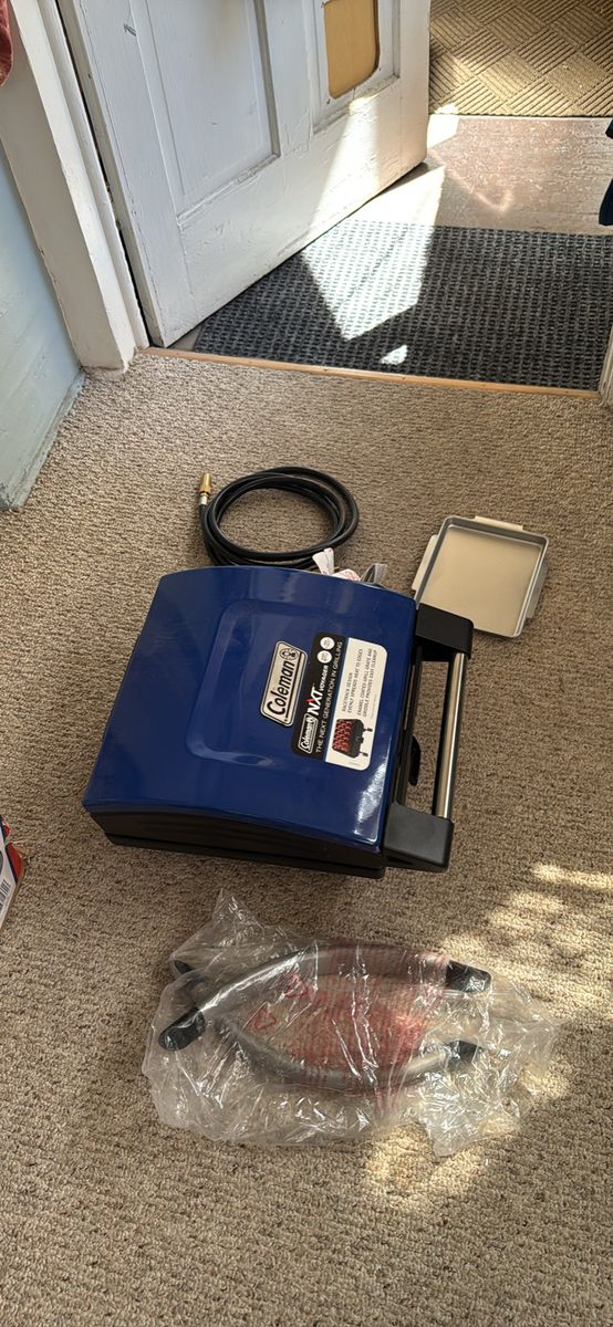 Coleman NXT Camp Grill with 10’ propane line