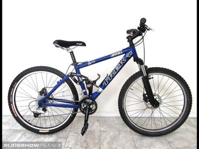 Trek Fuel 70 Full Suspension Mountain Bike - Blue Small for 5ft to 5ft 9 rider