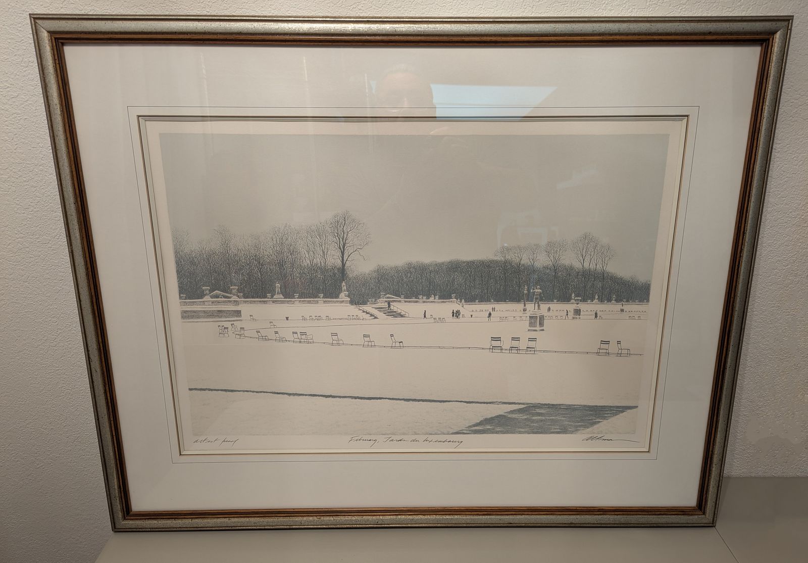 harold altman hand signed artist proof lithograph  1970