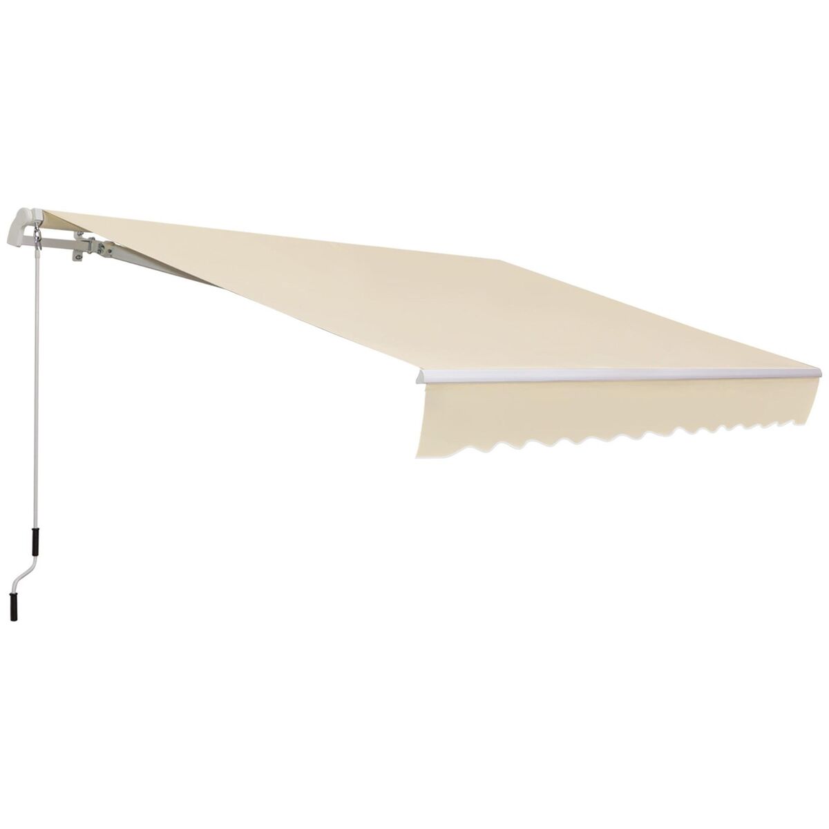 Outsunny 12' x 8' Patio Retractable Awning