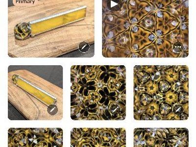Stained Glass Kaleidoscope *Felidae*