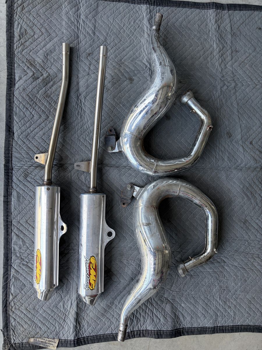 FMF Powercore 2 and Fatty Pipes for Yamaha Banshee