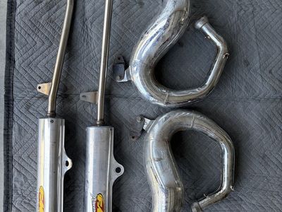 FMF Powercore 2 and Fatty Pipes for Yamaha Banshee
