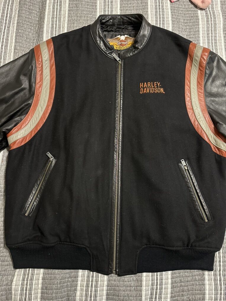 Harley Davidson Leather Jacket 2XL
