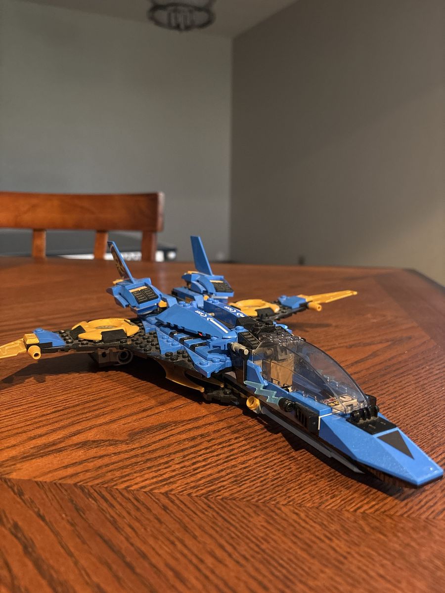 LEGO Ninjago Jay's Storm Fighter Blue Jet Vehicle Set