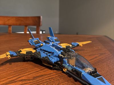LEGO Ninjago Jay's Storm Fighter Blue Jet Vehicle Set
