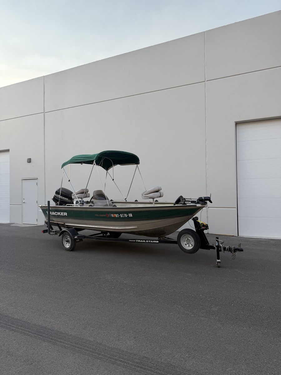 Tracker fishing boat
