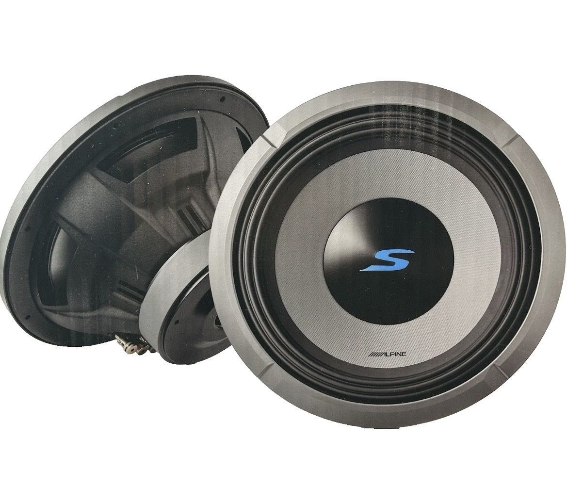 Alpine S2-W12D2 12 Inch Dual Voice Coil Car Subwoofer 600W RMS 2+2