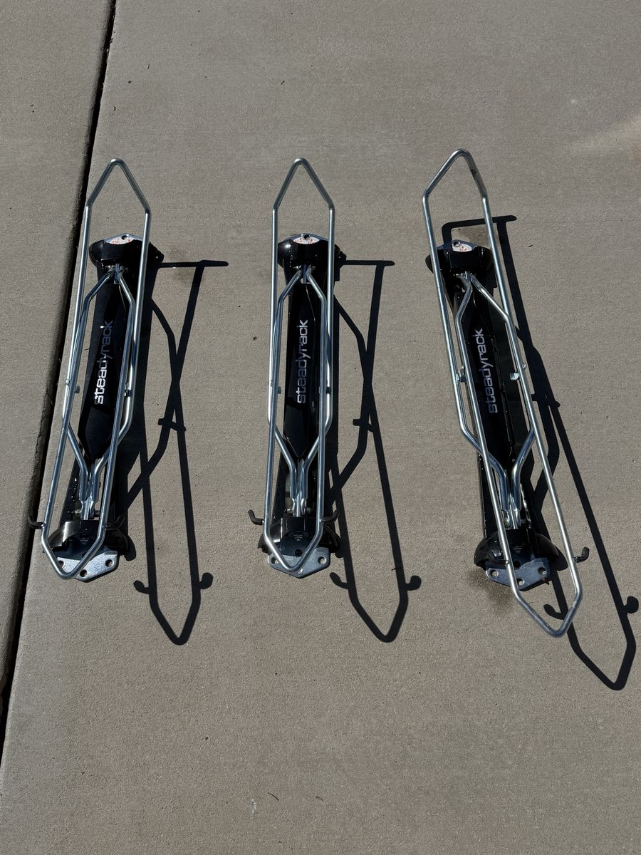 Set of 3 Steadyrack Wall Mount Bicycle Storage Racks