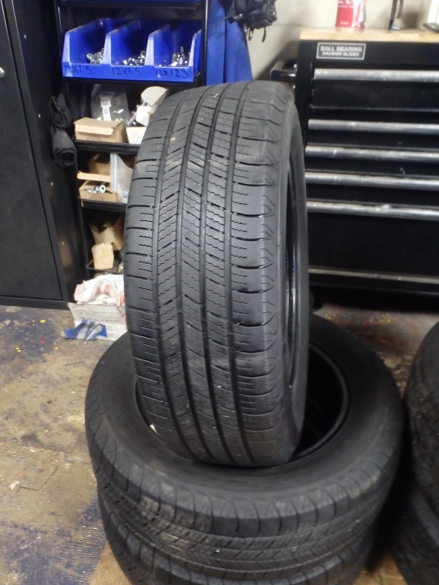195/60R15 MICHELIN DEFENDER PAIR OF TWO USED TIRES