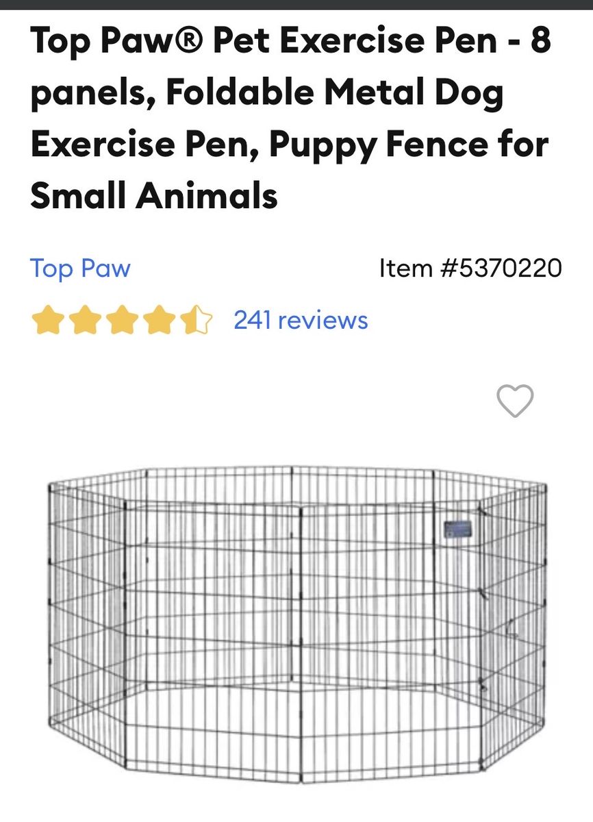 Top Paw Playpen