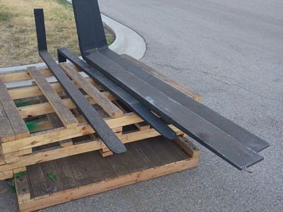 Heavy Duty Steel Forklift Tines / Extension Forks Set