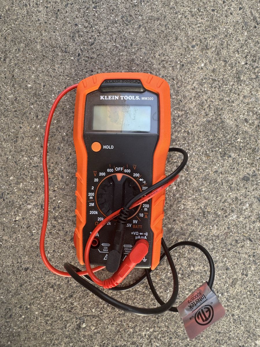 Klein Tool MM300 Multimeter, Digital Manual- AC/DC, Current, Resist USA Seller
