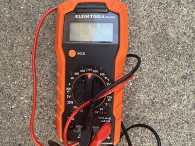 Klein Tool MM300 Multimeter, Digital Manual- AC/DC, Current, Resist USA Seller