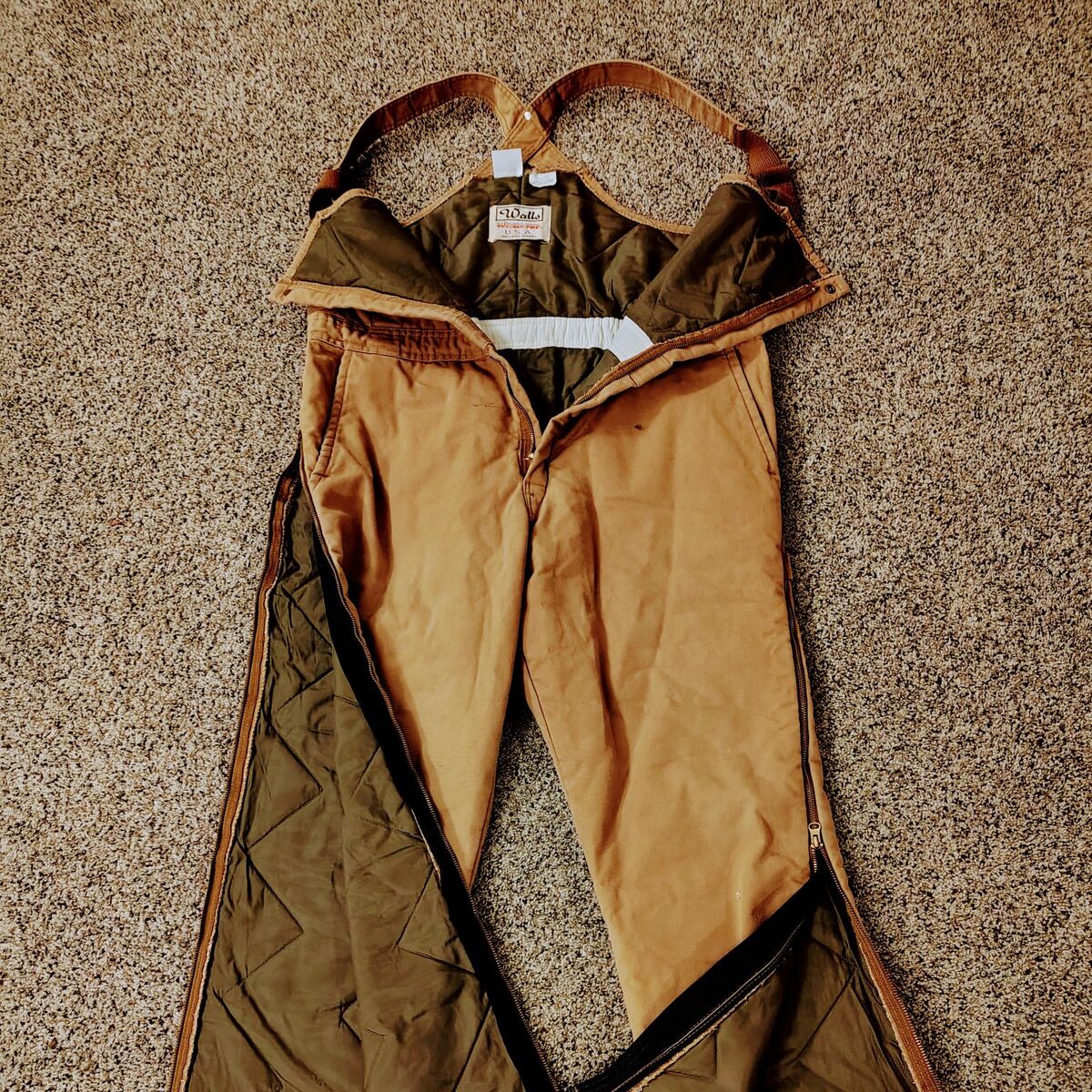 Men's Insulated Overalls Large