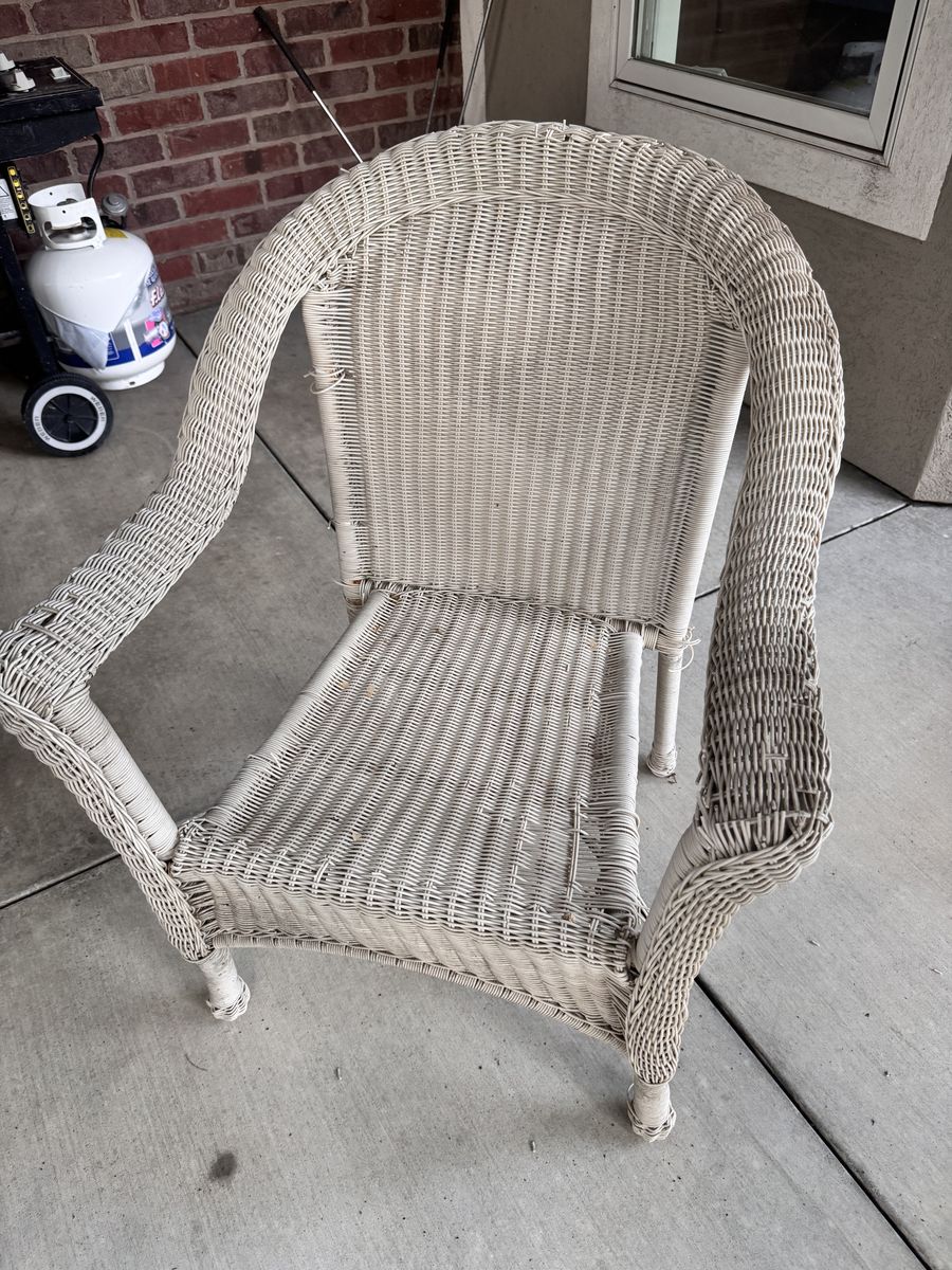 Four outdoor chairs