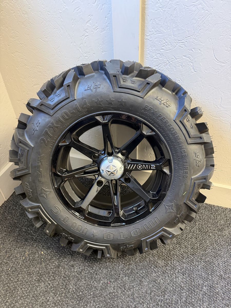 UTV/ATV wheel and tire combo 27X10-14