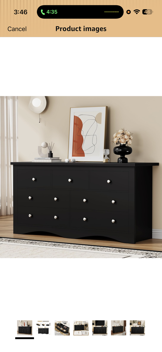 Brand new Black dresser