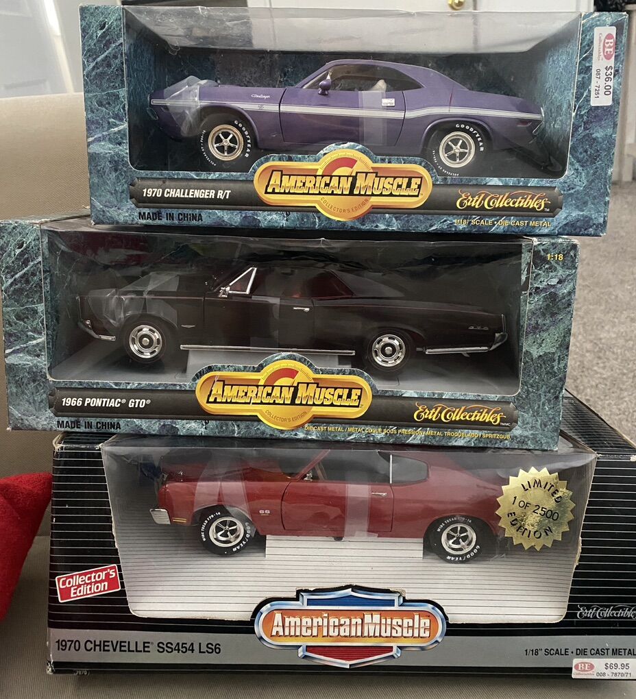 American Muscle Vintage Die Cast Cars NIB