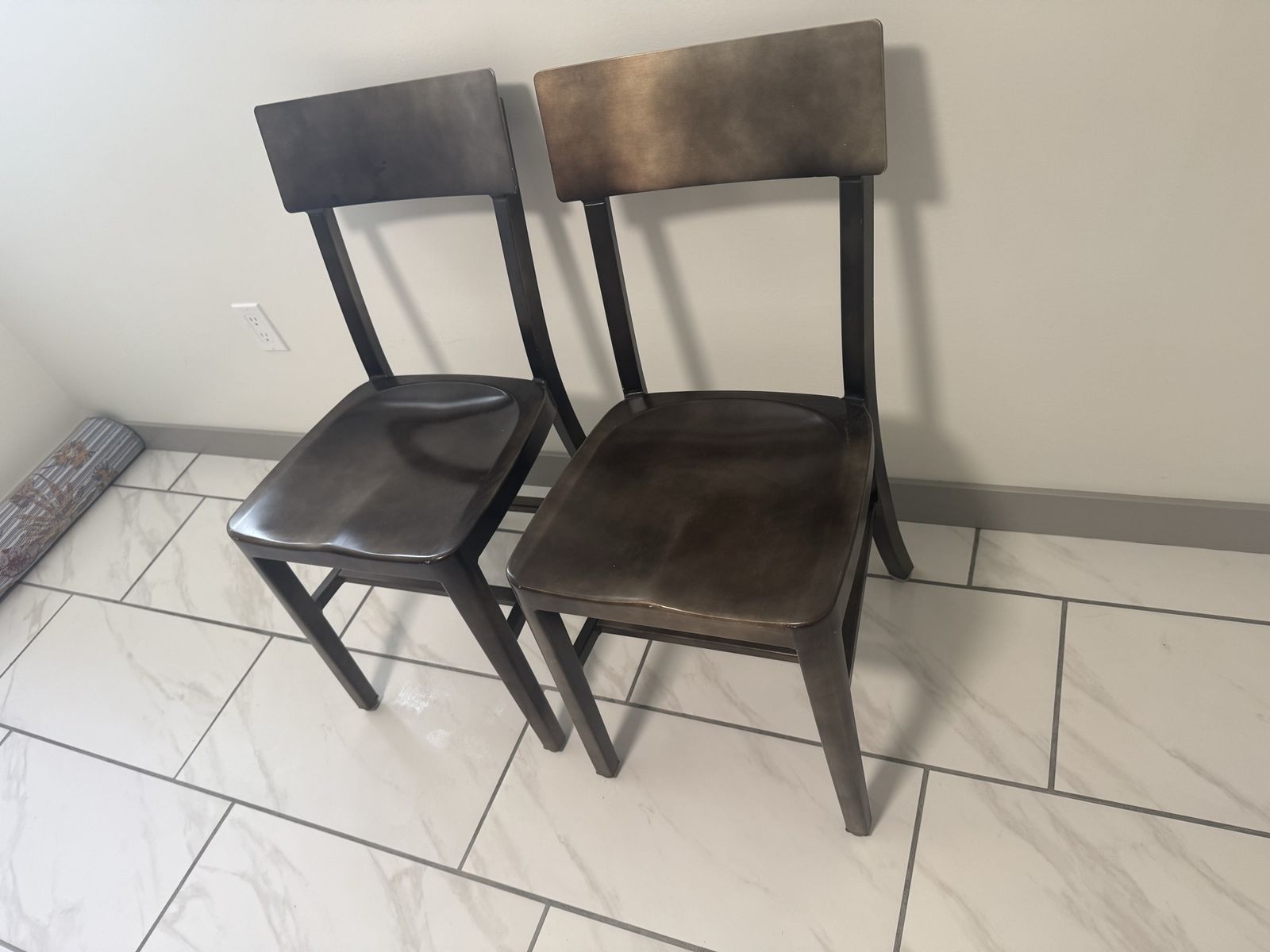 Industrial Modern Metal Dining Chairs