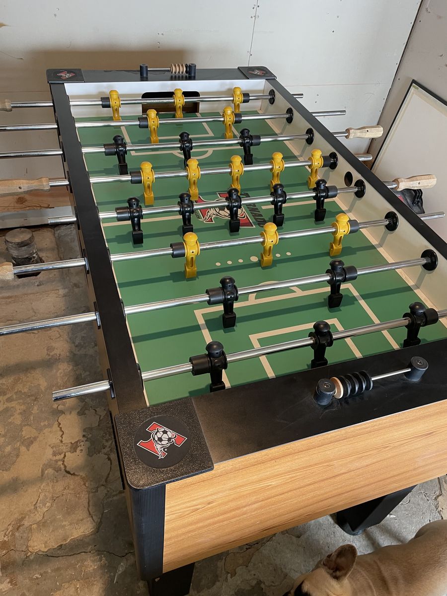 Tornado Cyclone II Foosball Table - Wood Grain Cabinet
