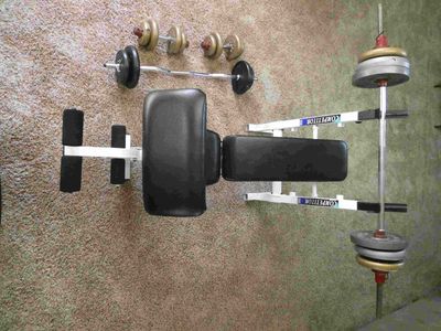 Weight Bench with Weights