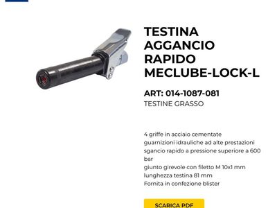 Quick Connect Coupling Meclube