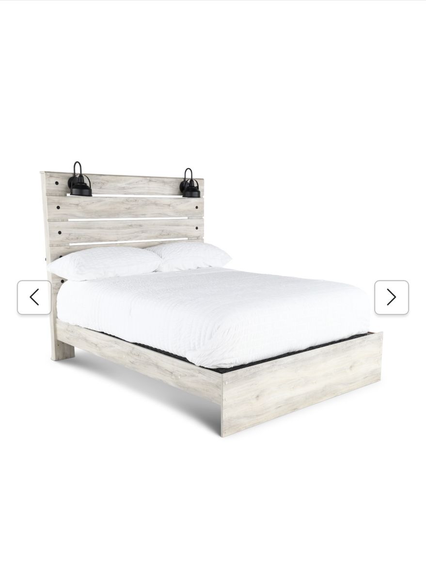 Queen Bed frame with matching dresser.
