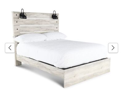 Queen Bed frame with matching dresser.