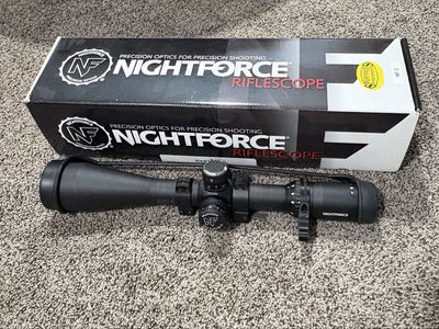 Nightforce SHV 4-14x50 F1 .1 Mil-Radian Mil-R ILLUM Riflescope with ZeroSet