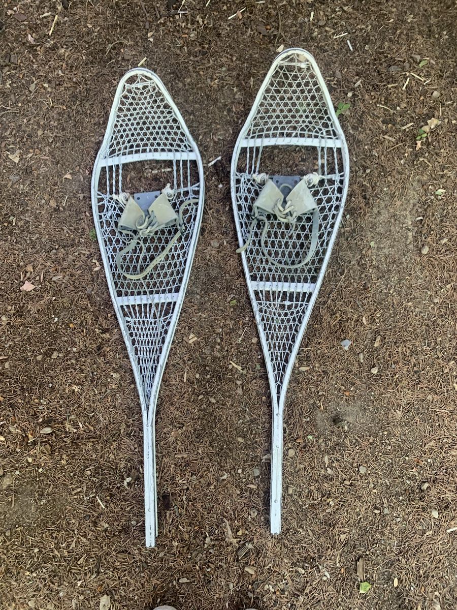 US Military 46" Magnesium Snowshoes 1960 CA Lund Vietnam Era 10th Mountain