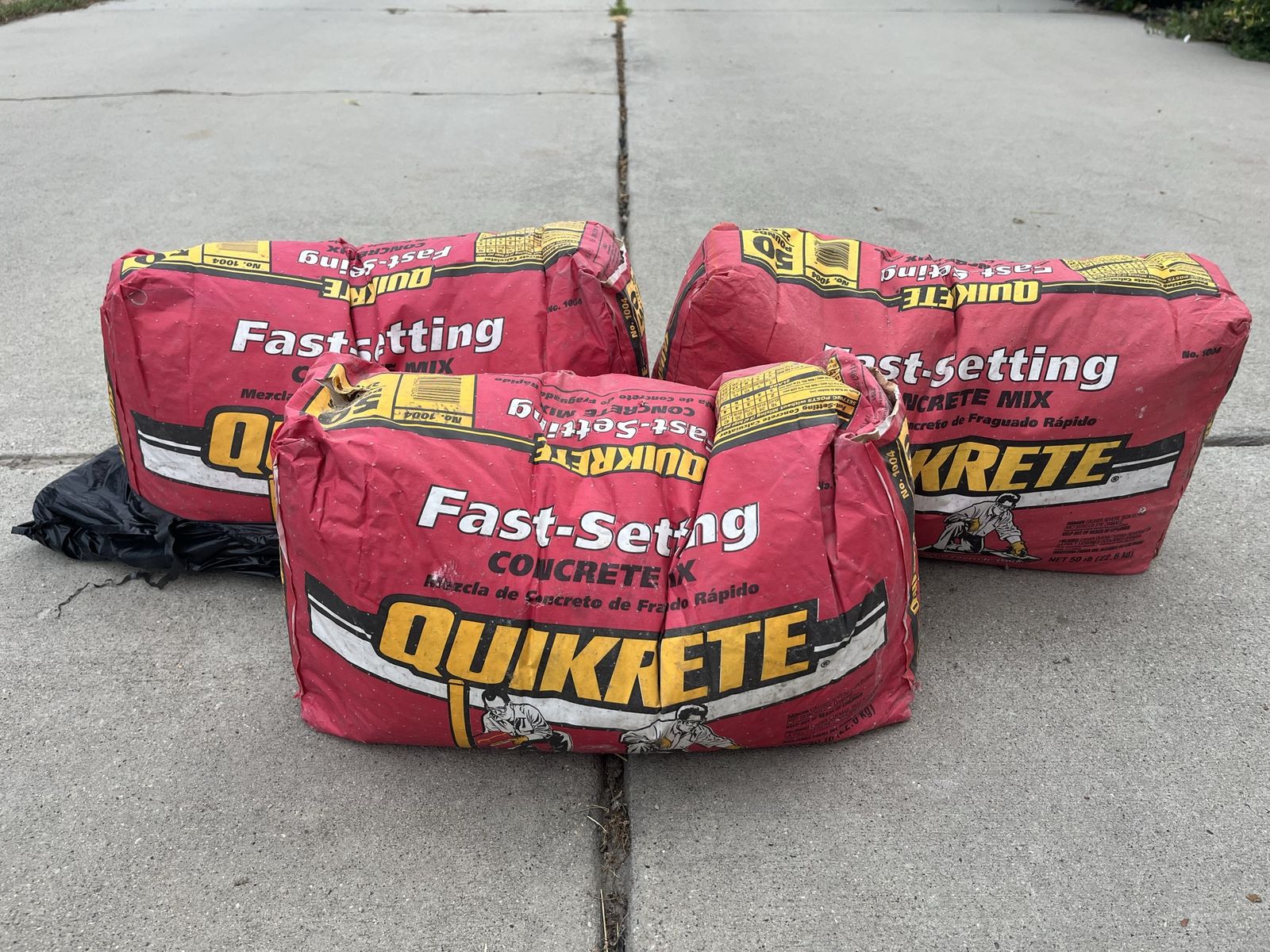 Free Fast-Setting concrete mix