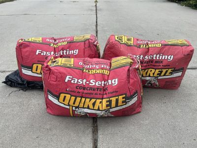 Free Fast-Setting concrete mix