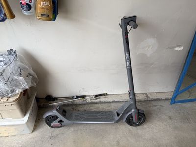 Three Phantom Go Go Electric Scooter - Grey, needs fixing