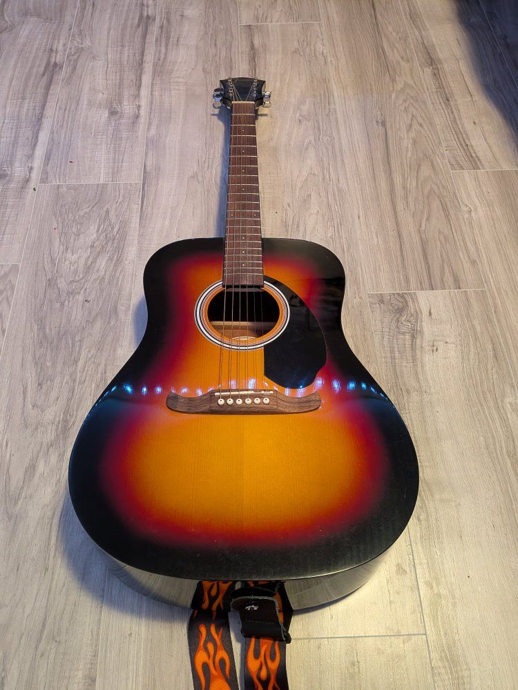 Fender FA-125 SB Dreadnought Acoustic Guitar Sunburst - FA-SERIES