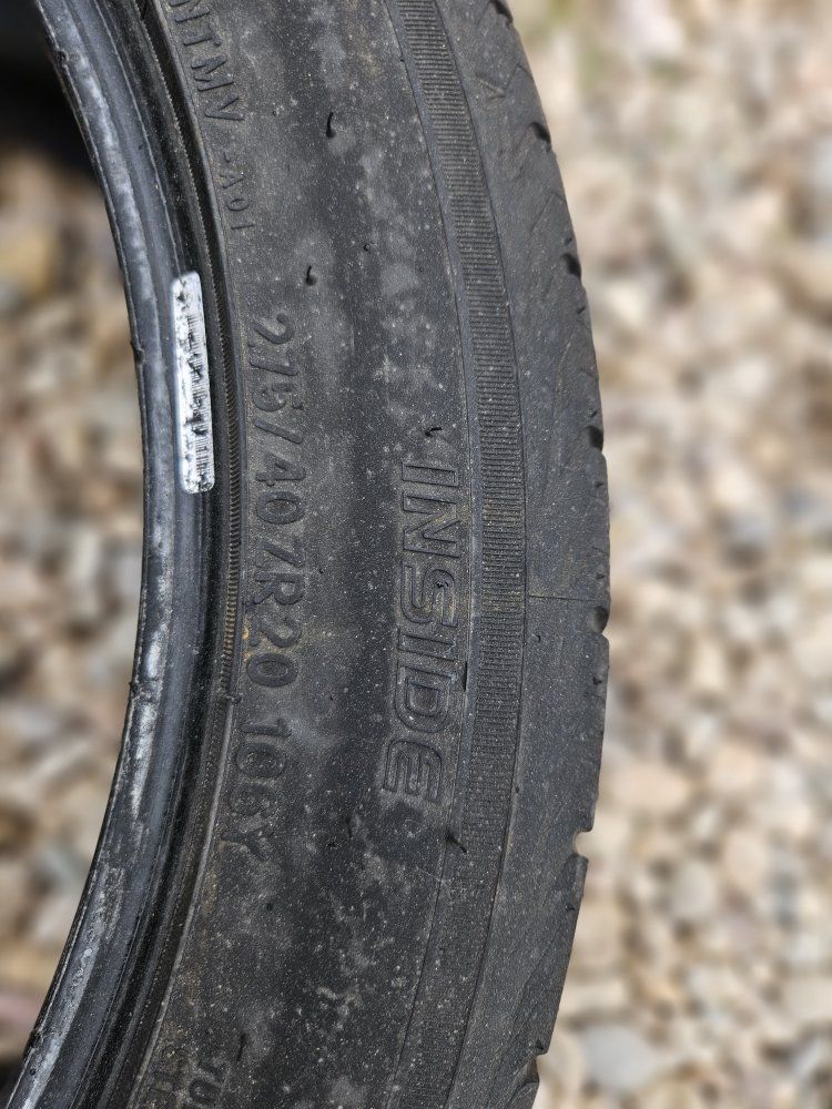 20" Camaro tires