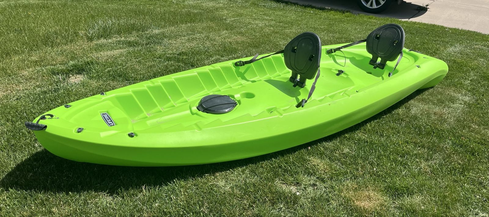 Double rider lifetime kayak paddles included