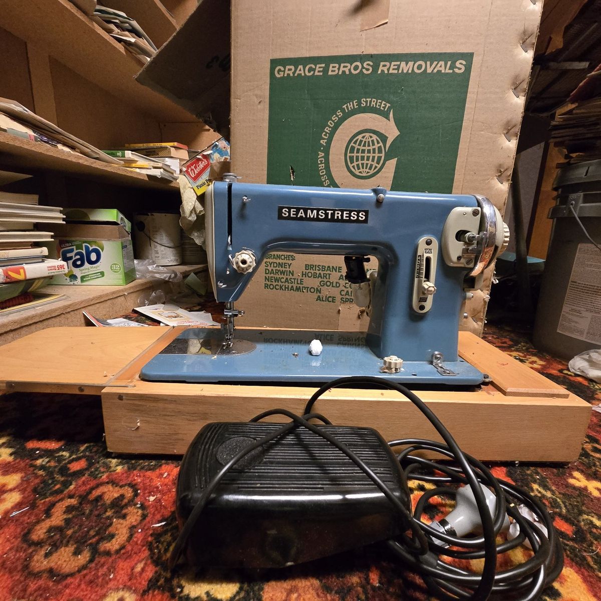 Vintage Seamstress Sewing Machine