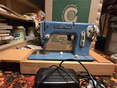 Vintage Seamstress Sewing Machine