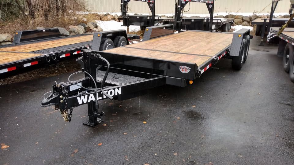Walton 22 FT Tilt Deck 14K Axle GVW 85 inches inside fenders 14,000 gvw 3/4 tilt