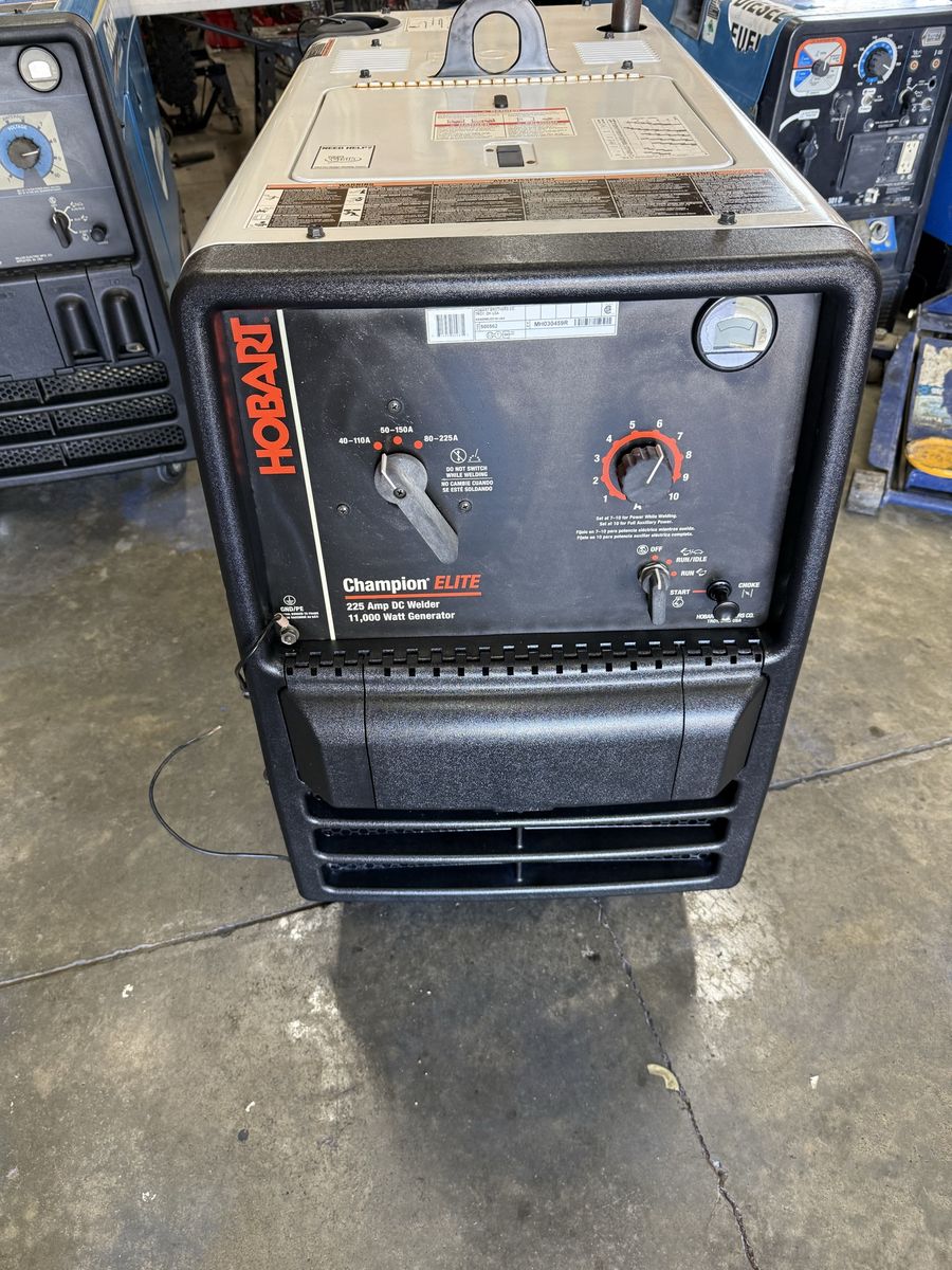 Hobart Champion Elite 225 Amp DC Welder / 11,000 Watt Generator