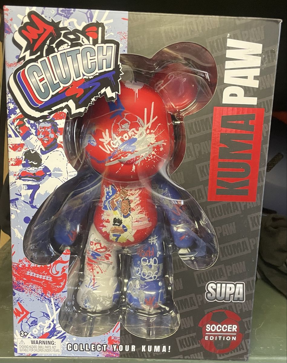 Kuma Paw Supa Clutch Soccer Edition Collectible Figure