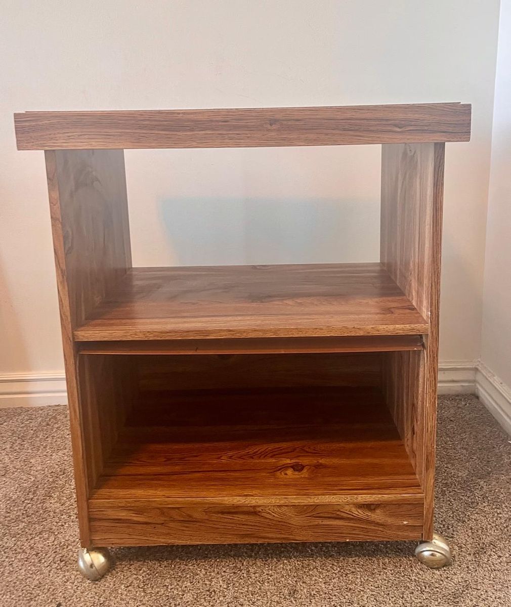 Rolling Wooden Cabinet