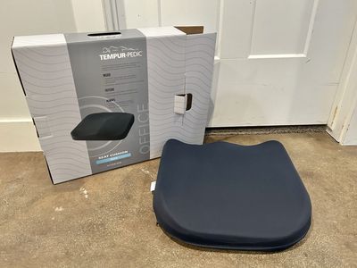 New Tempur-Pedic Office Seat Cushion, Memory Foam, Navy